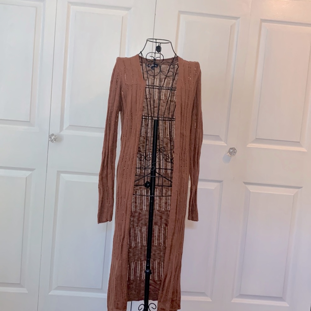 Freshman Extra Long Auburn Cardigan